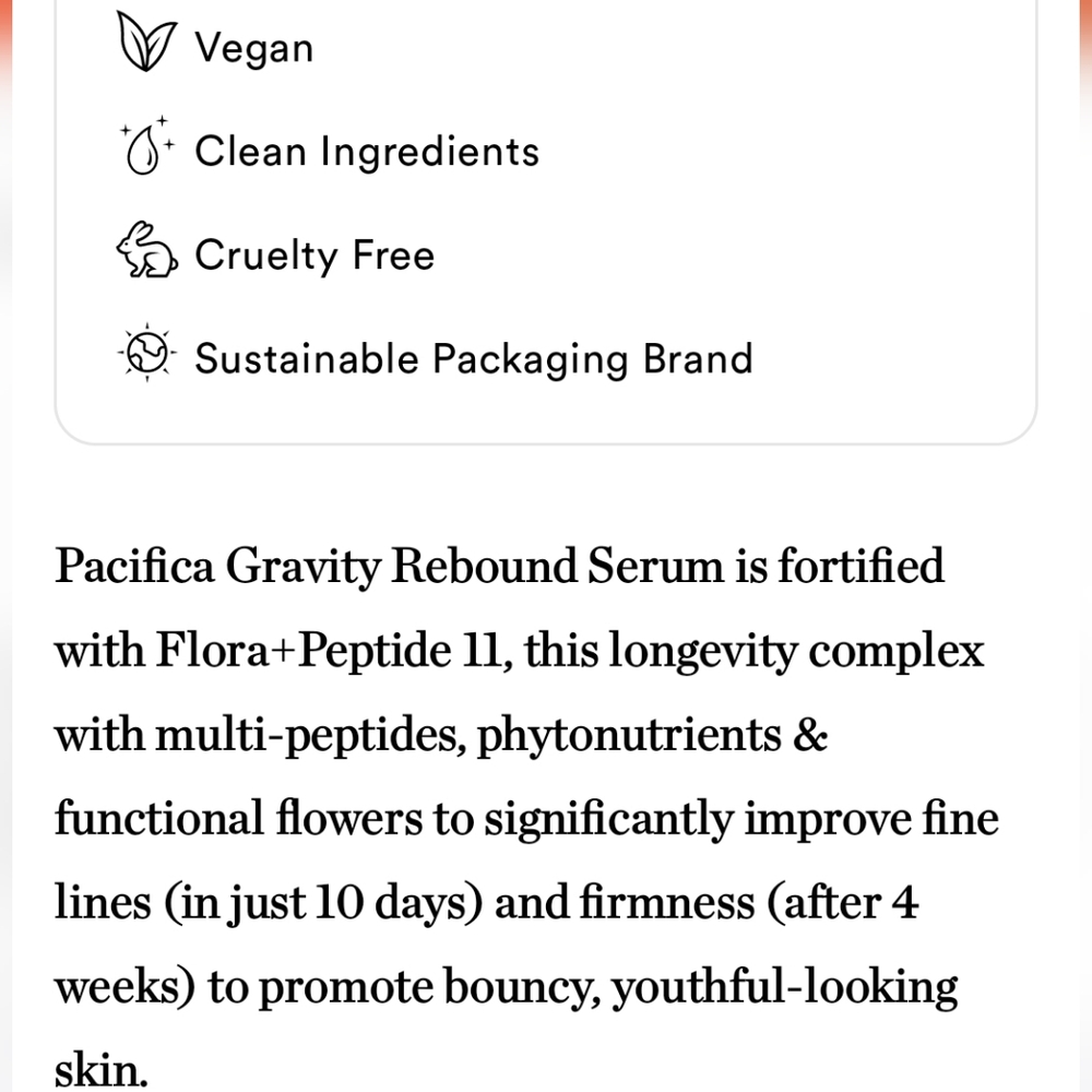 PACIFICA FUTURE YOUTH GRAVITY REBOUND SERUM. - Picture 9 of 12